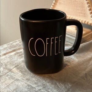 Rae Dunn Black Coffee Mug